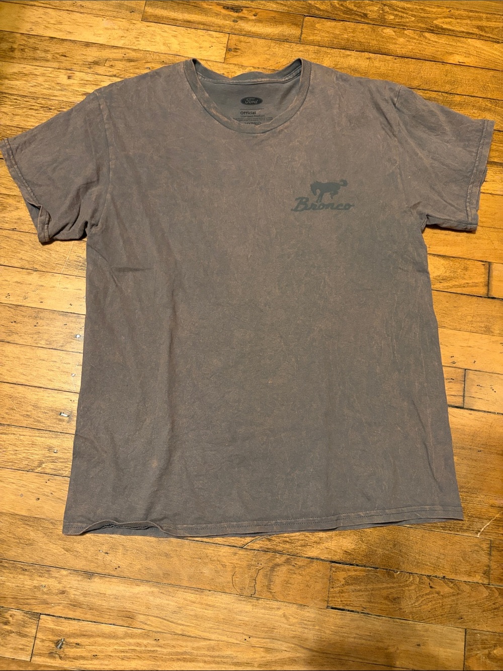 Ford Brown with Orange Short Sleeve Bronco Logo Tee